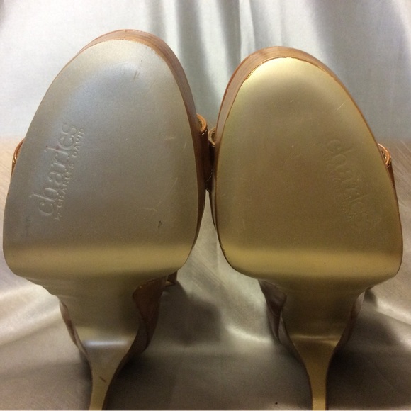 Charles by Charles David Rust Woven Platform High Heel Sandals Sz.8 - Picture 11 of 11